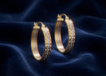 gold plated earrings women
