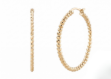 lace hoop earrings