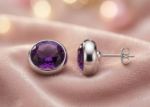 purple stone jewelry